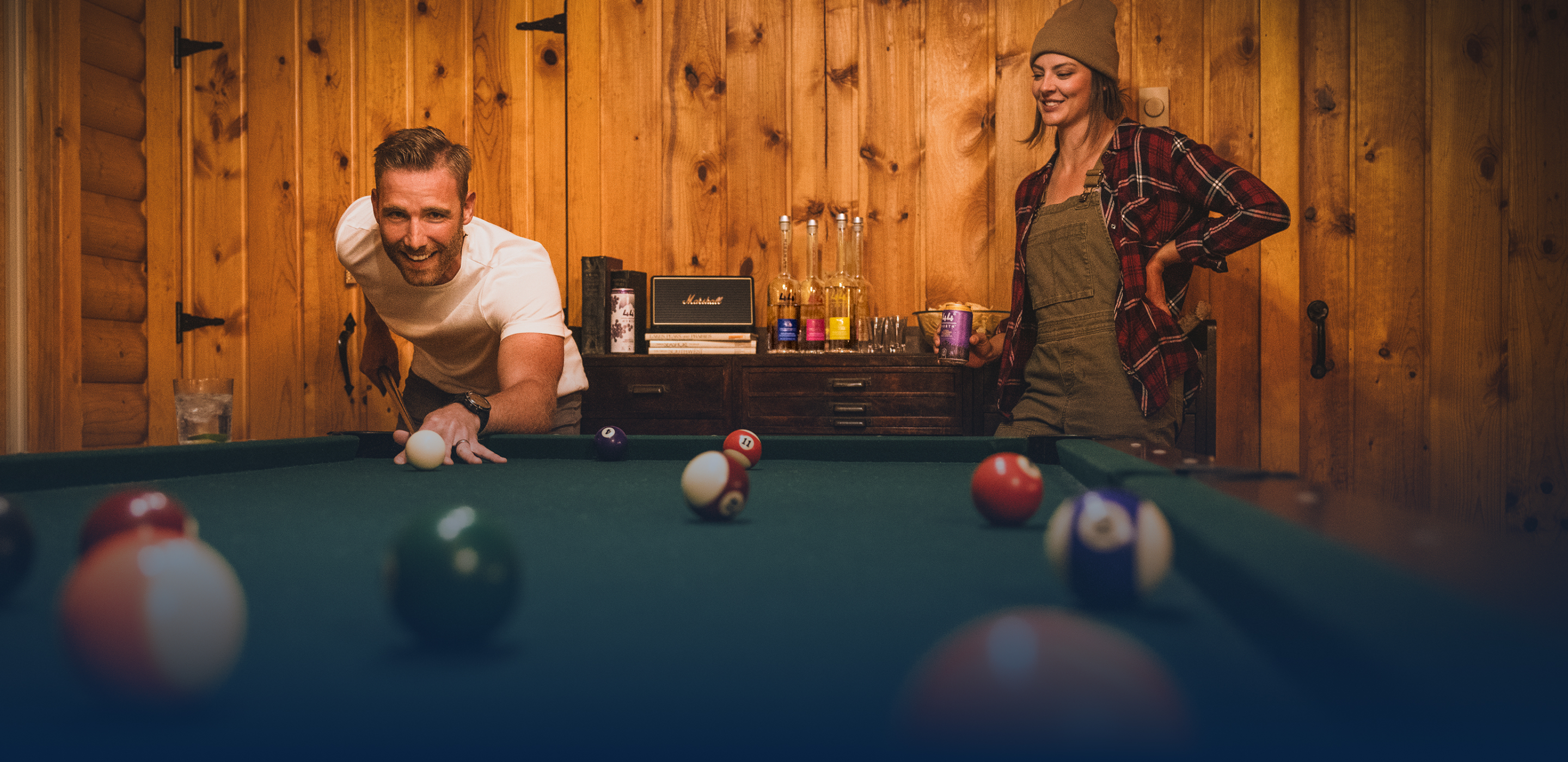 People playing pool